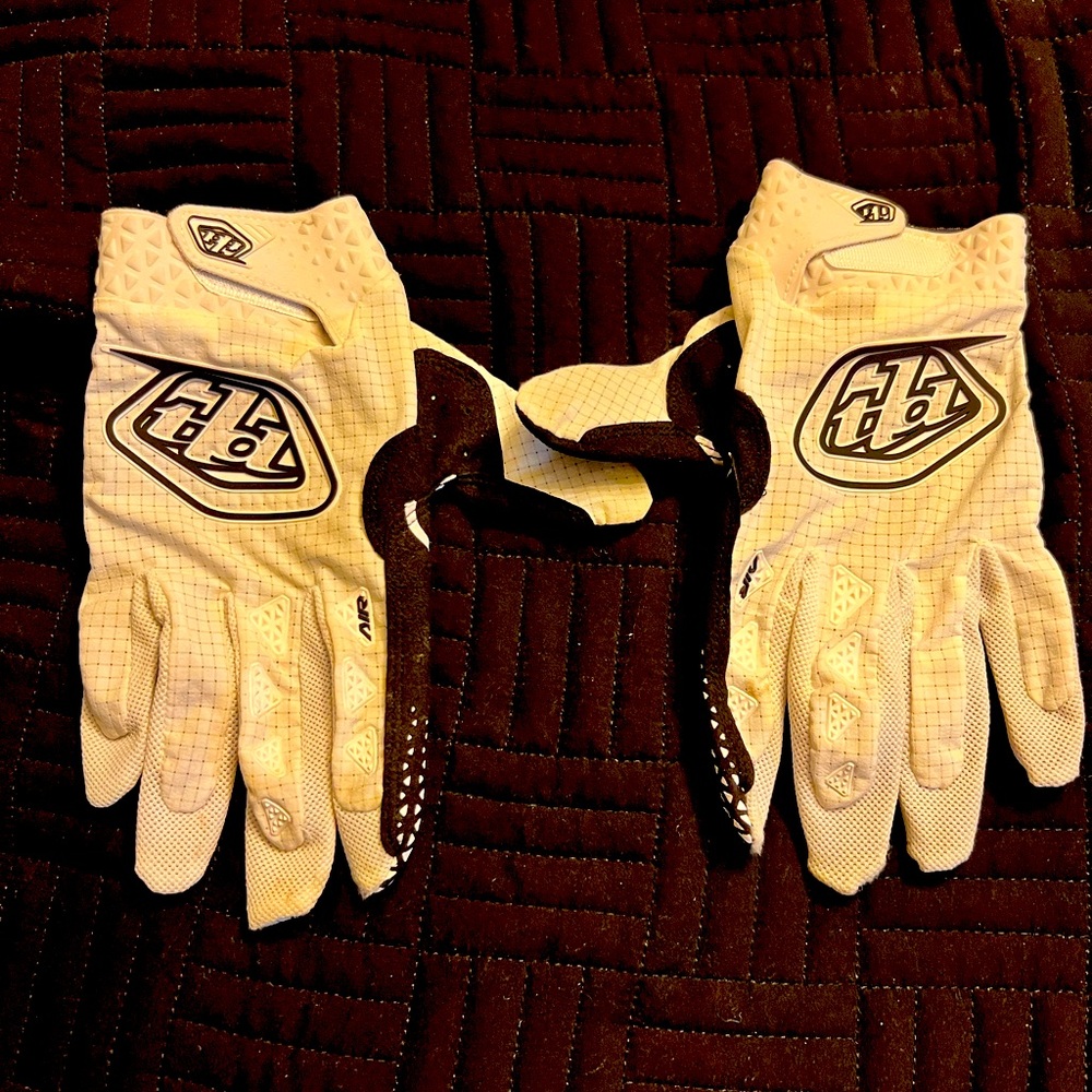 XXL Motocross Dirtbike Racing ATV Riding Gloves White (like new)
